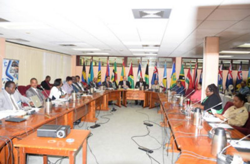 The meeting of the 37th Meeting of the Council for Human and Social Development (COHSOD) in the Conference room of the CARICOM Secretariat Headquarters in Guyana