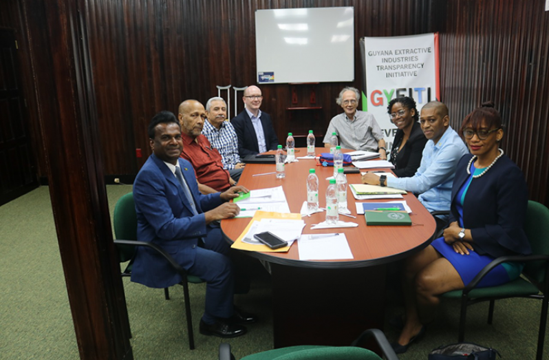 L-R: Dr. Rudy Jadoopat, Mr. Brian Gittens, Mr. Wallace Ng-See-Quan, Mr. Peter Dillon, Mr. Mike McCormack, Ms. Joanna Simmons, Dr. Mark Bynoe and Ms.Diane Barker