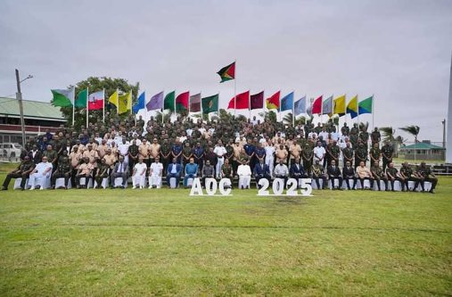 President, Dr Irfaan Ali joined ranks for the opening of the Guyana Defence Force’s Annual Officers’ Conference, 2025