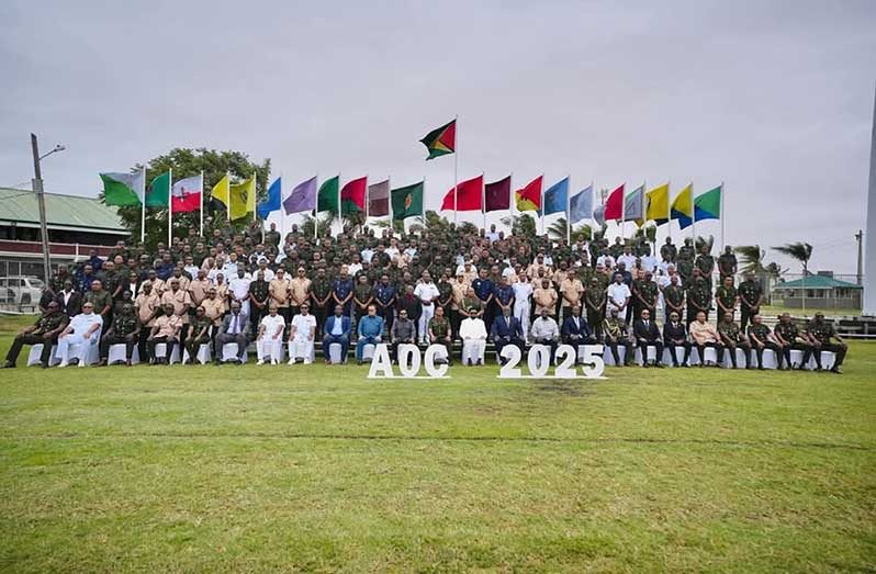 President, Dr Irfaan Ali joined ranks for the opening of the Guyana Defence Force’s Annual Officers’ Conference, 2025