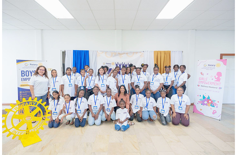 Nearly 80 Grade Seven and Eight students from the New Campbellville Secondary School recently benefitted from a two-day empowerment session hosted by the Rotary Club of Garden City (Georgetown) Guyana