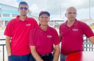 From left to right: Imam Baksh, Director responsible for Imam Bacchus and Sons’ Education and Outreach Division; Samad Baksh, the company’s Director Secretary and former APNU+AFC councillor, and Aadil Baksh, the company’s Chief Executive Officer and former President of the Essequibo Chamber of Commerce and Industry