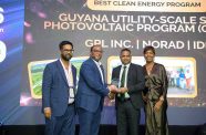 Minister of Public Utilities and Aviation, Deodat Indar and GUYSOL Programme Coordinator, Amir Dillawar, represented Guyana at the forum