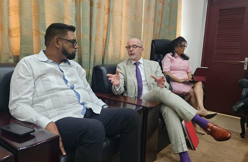 Scenes from His Majesty's Trade Commissioner (HMTC) for Latin America and the Caribbean, Jonathan Knott’s recent visit to Guyana