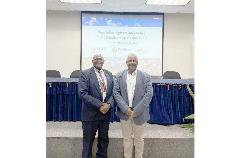 ERC Commissioner Rev. Alphonso Porter (left) and ERC Commissioner Pt. Krishn Sharma (ERC photo)