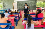 Migrant children are benefitting from English Language classes through the Ministry of Education’s Migrant Education Support Unit (MESU)