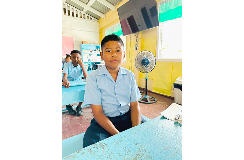 11-year-old Ethan Dyer will be heading to the Abram Zuil Secondary School when the new school year begins