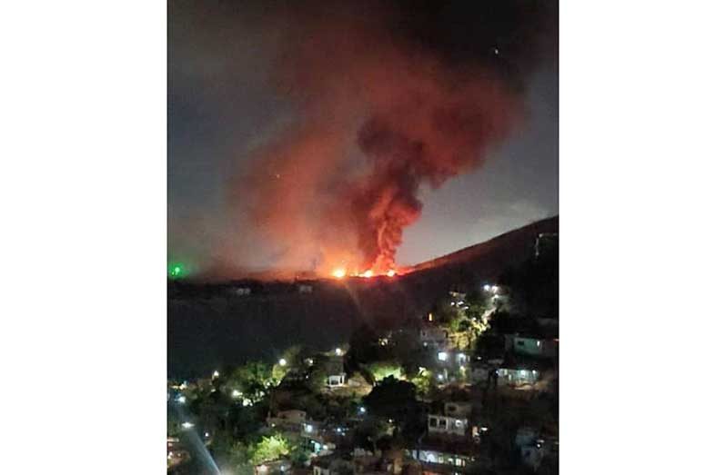 The explosions in Caracas before  the arrest of Venezuelan President Nicolas Maduro [Picture sourced from ‘x’]