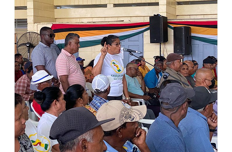 Scores of rice farmers, cash crop growers, and fisherfolk have endorsed President Irfaan Ali for a second term