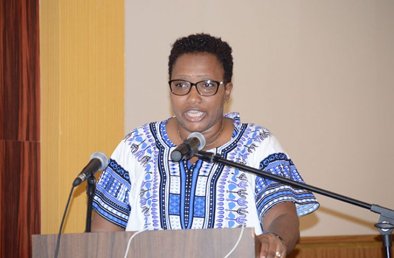 Minister within the Ministry of Public Infrastructure Annette Ferguson