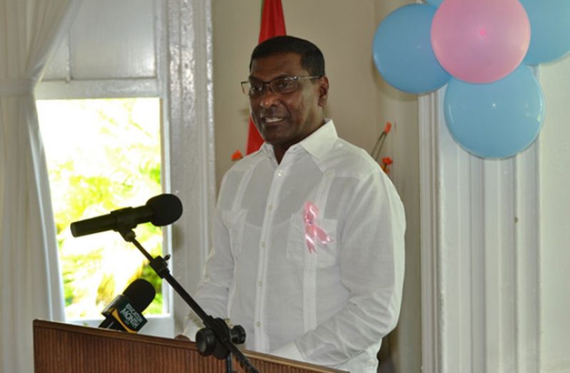 Chief Medical Officer, MoPH, Dr. Shamdeo Persaud