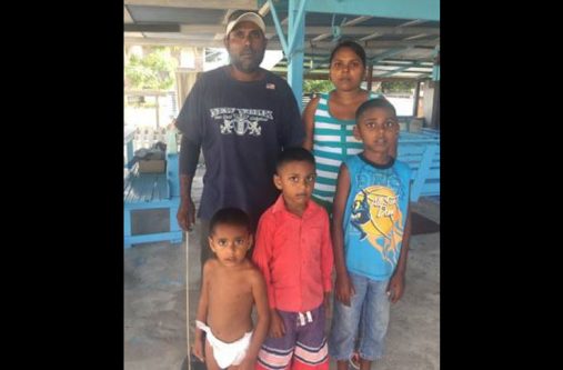 Sookram and his family