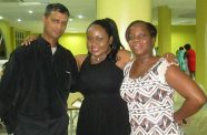 Pravesh P Bhola, Simone Seckle and Isha Urlin, the first batch of Physiotherapists graduating from the University of Guyana BMR programme (Simone Seckle photo)