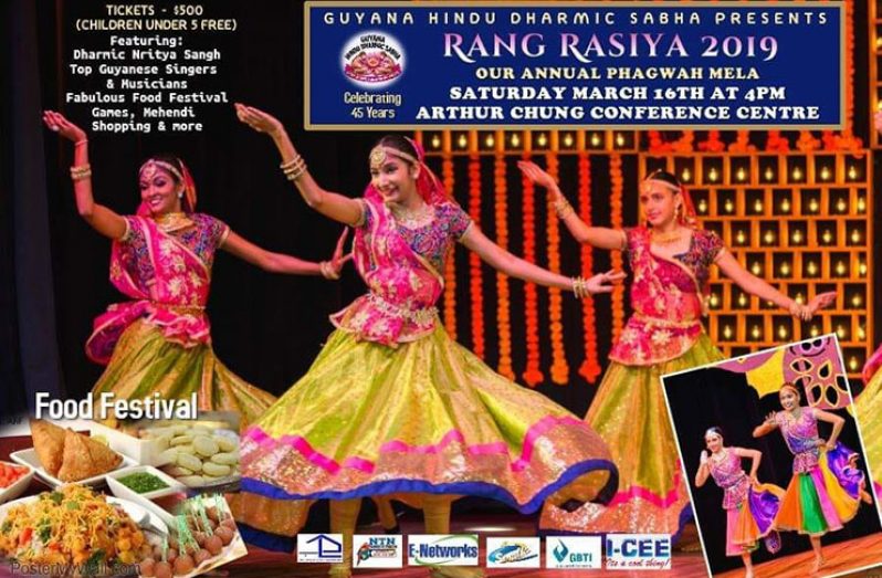 Flyer for the Rang Raisya show
