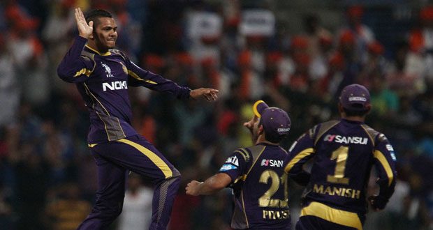Sunil Narine was given the go ahead to play for Kolkata Knight Riders after his bowling action was cleared ©