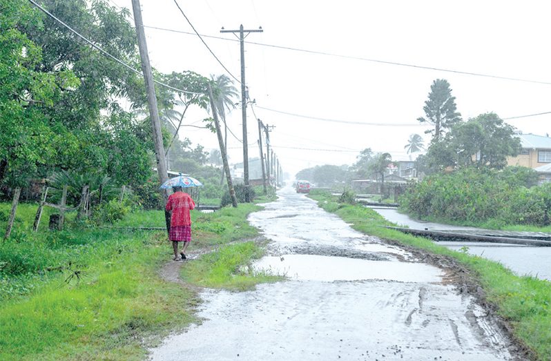 The main access road, Middle Walk, Nabaclis