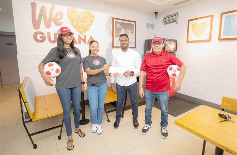 Wendy’s Guyana has joined the Vurlon Mills Football Academy (VMFA) as a partner for its annual Year-End Football Festival