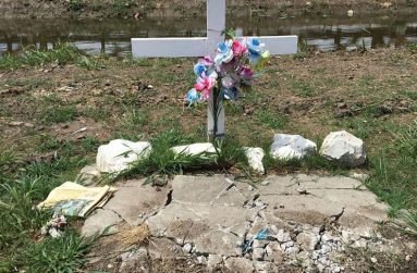 One of the many crosses erected where there have been Fatal Road Crashes.