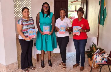 (From left to right) Amanda Sahai-Ali, Nicola Burnette, Carolyn Nicols and Elizabeth Cox, committee members of the new Rotary Club of Garden City