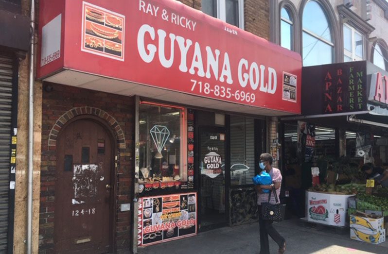 One of the many Guyanese-owned business establishments on Liberty Avenue in "Little Guyana," Queens, New York (Photo by Francis Q. Farrier)