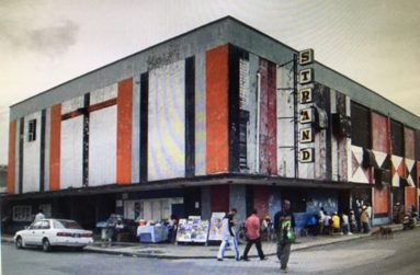 The Strand De Luxe cinema is now used as a church run by Brazilians. (Photo by F.Q. Farrier)