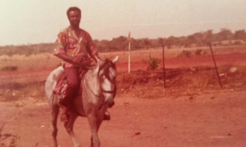 Flash-back: Farrier horseback riding out in the Rupununi Savannah, Region 9