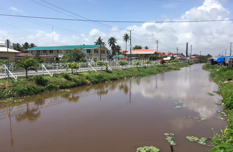 Anna Regina, Essequibo Coast, Region Two. Observe the long-gone Sugar Factory chimney in the far distance (Photo by Francis Q. Farrier)