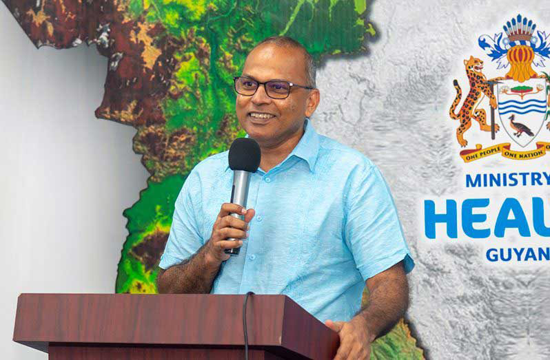 Minister of Health, Dr Frank Anthony
