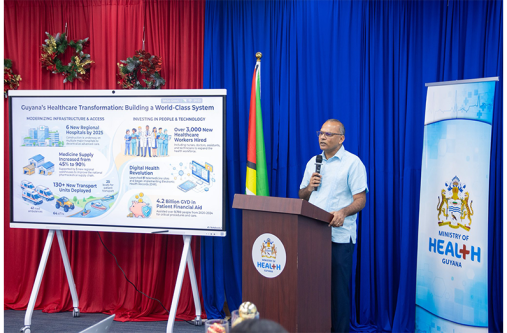 Minister of Health Dr Frank Anthony