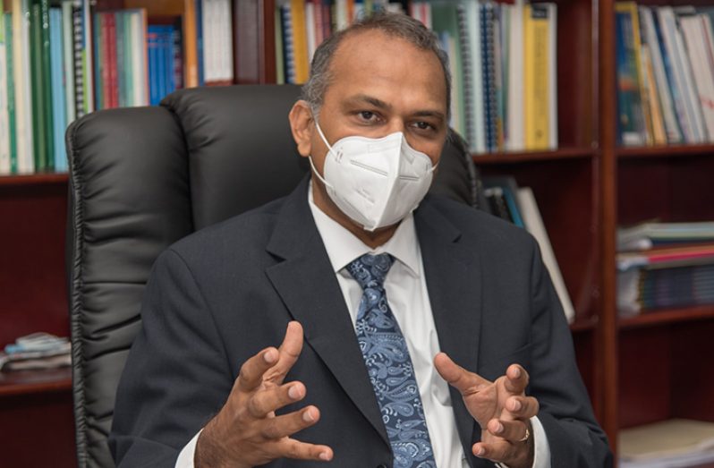 Minister of Health, Dr. Frank Anthony