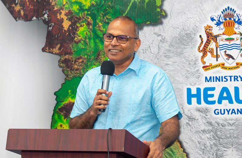 Minister of Health Dr Frank Anthony