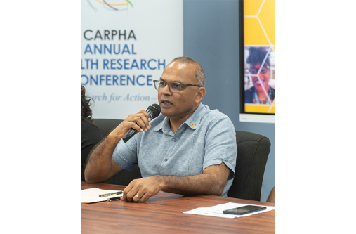 Minister of Health, Dr Frank Anthony (Delano Williams photo)