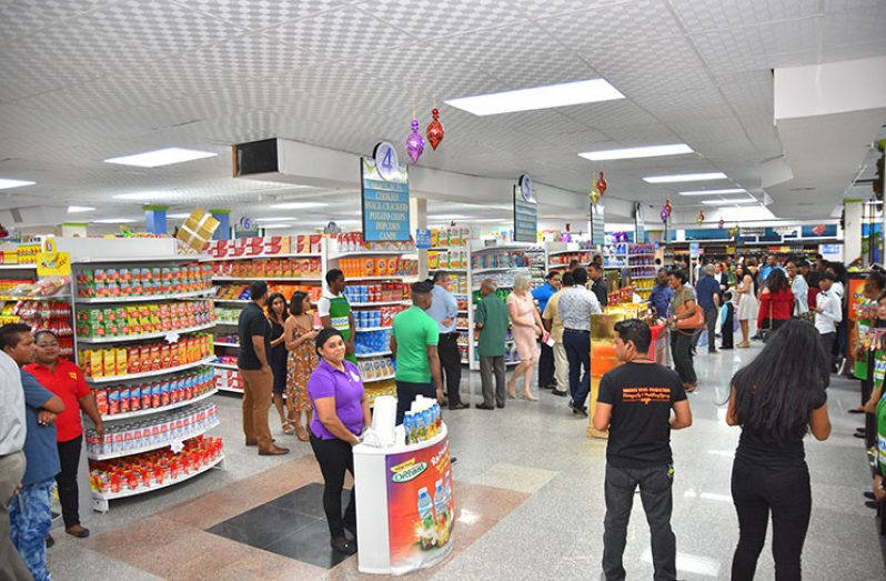 Inside the Foodmaxx Supermarket that was commissioned on Sunday and will be open to the public today (Samuel Maughn photo)