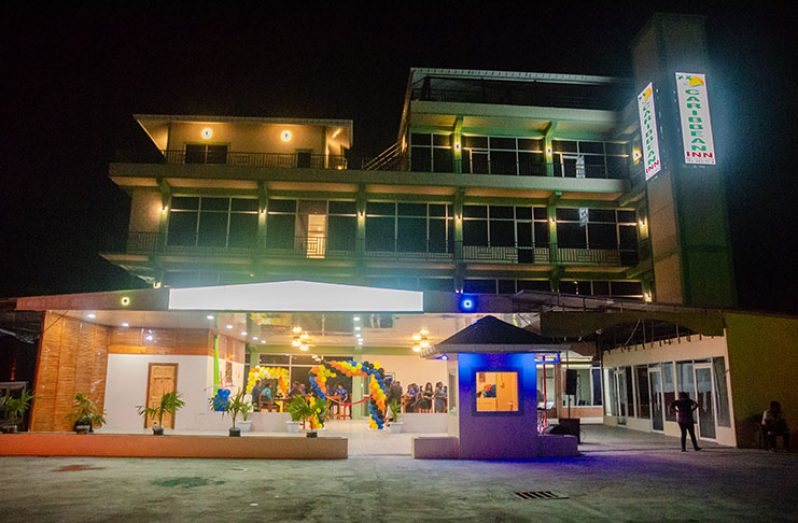 The Caribbean Inn Hotel, Restaurant and Bar,
Mon Repos, East Coast Demerara, which opened
on Saturday (Delano William photo)