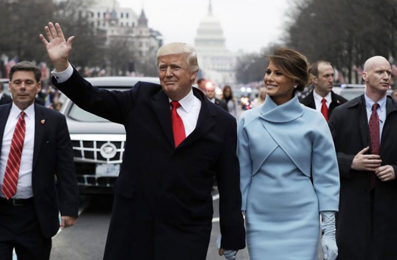 Donald J Trump takes the oath of office as the 45th President of the United States of America (Reuters photo)