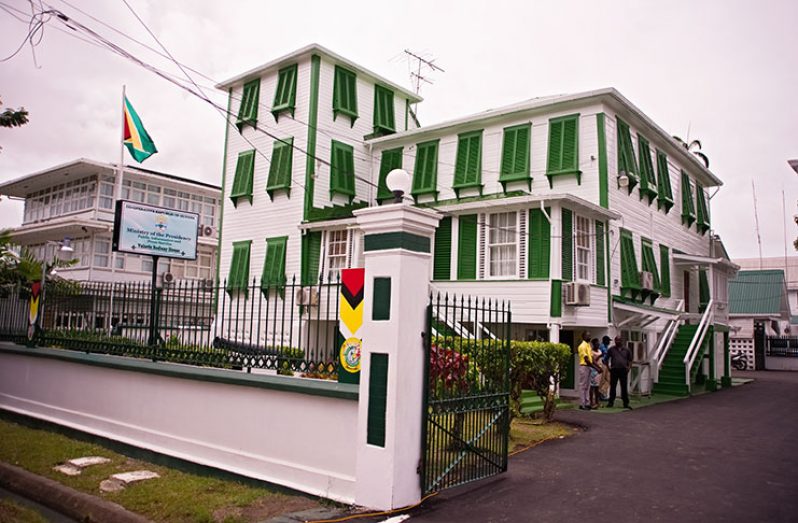 The renovated National Trust building on Carmichael Street has
now been renamed Valerie Rodway House after the late renowned
Guyanese composer (Samuel Maughn photo)