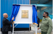 President Dr. Irfaan Ali on Sunday joined the team at Banks DIH for the commissioning of a $ $13.7B Malt Bottling Plant, which he said was an important
milestone that reflects growing investor confidence, strengthens local value-added production, and advances the continued push to expand industrial
capacity, create jobs, and diversify Guyana’s economy (OP photos)