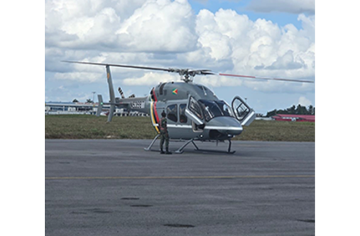 The Guyana Defence Force has officially welcomed the newest additions to
its fleet — the new Bell 407 and Bell 429 helicopters. Both aircraft will now
undergo full certification before being deployed on official duties.
These helicopters will significantly enhance the GDF’s national security
capabilities, improve emergency response, and strengthen rapid-deployment
operations across the country. This President Irfaan Ali photo shows one
of the newly-acquired aircraft