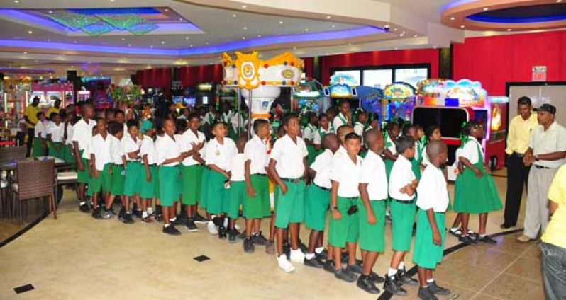 Several students of this school visited the Princess Fun City recently.