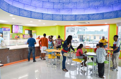 fun The Igloo Ice Cream Parlour and Fun Park which opened last December at SPL's Providence, East Bank Demerara location