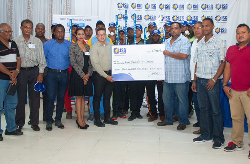 ISG, Sterling Products partner for EBDCA T20 tournament - Guyana Chronicle