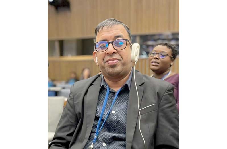 Ganesh Singh, Programme Coordinator of the Guyana Council of Persons with Disabilities (GCOPD)