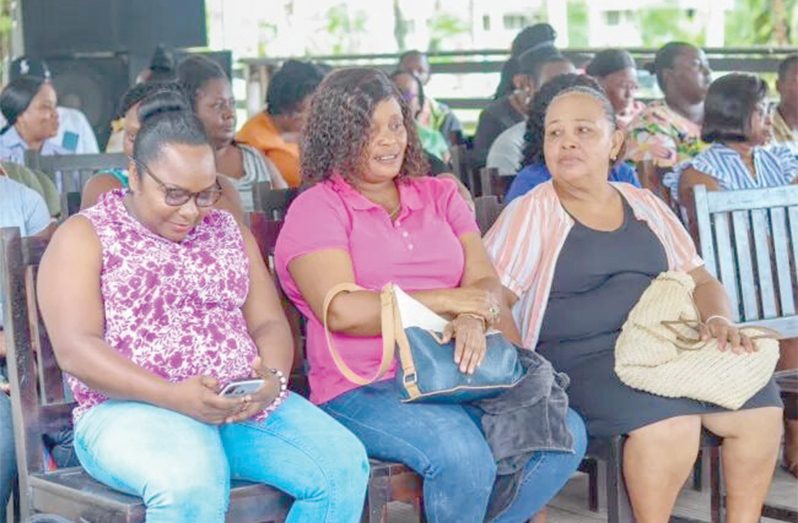 A section of the gathering at Watooka House, Linden