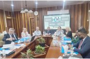 Heads of various diplomatic missions meeting with GECOM officials on Thursday ahead of Guyana’s Regional and General Elections (GECOM photo)