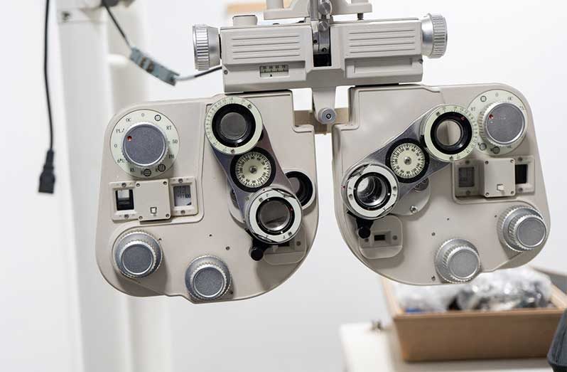One of the machines used for eye testing (Photo: GPHC/Facebook)