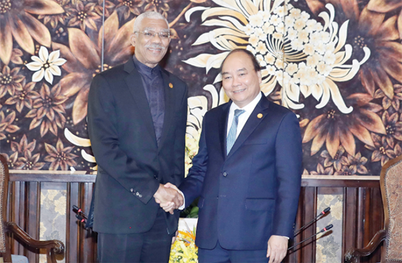 President David Granger and Prime Minister of Vietnam Nguy?n Xuân Phúc