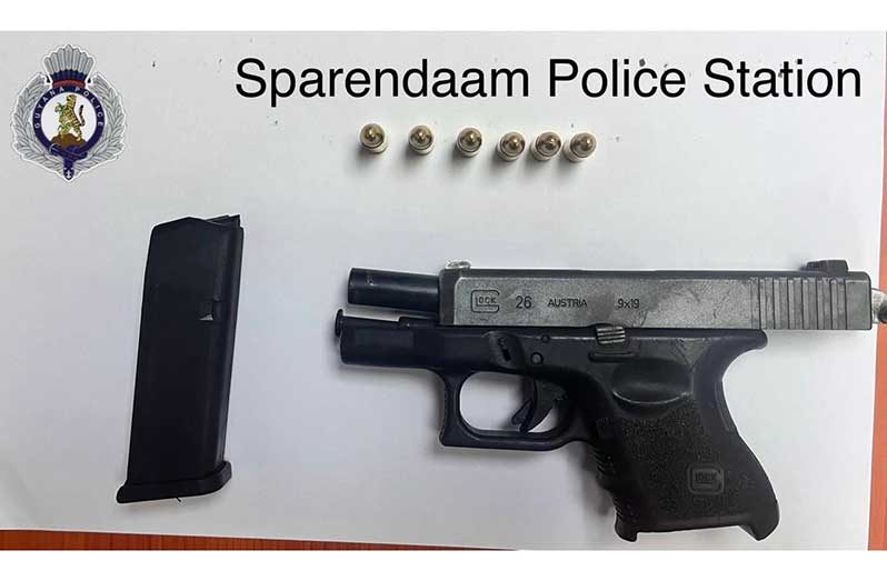 Suspected illegal firearm, ammunition recovered