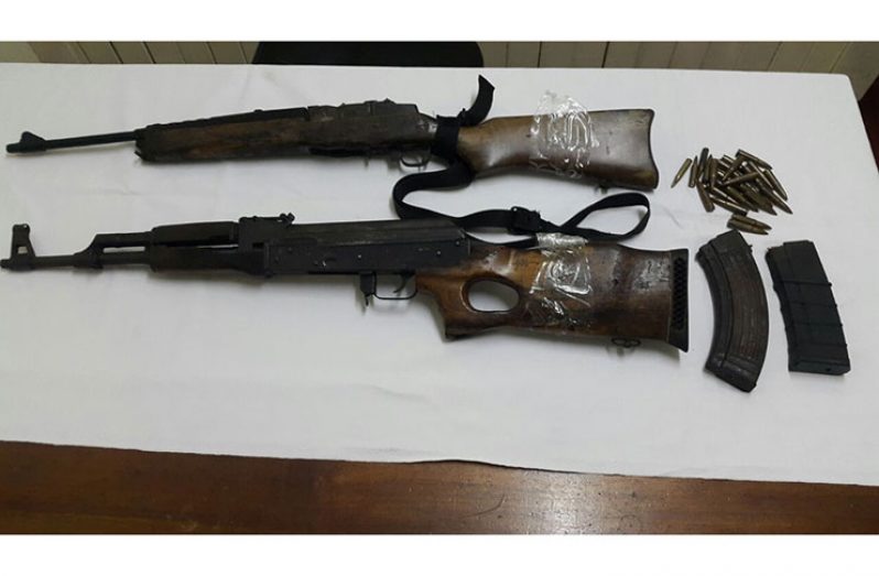 Some of the weapons that were seized recently by the Guyana Police Force