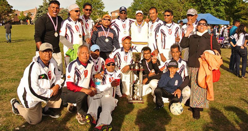 Victorious Division One winners Guyana Sports Club