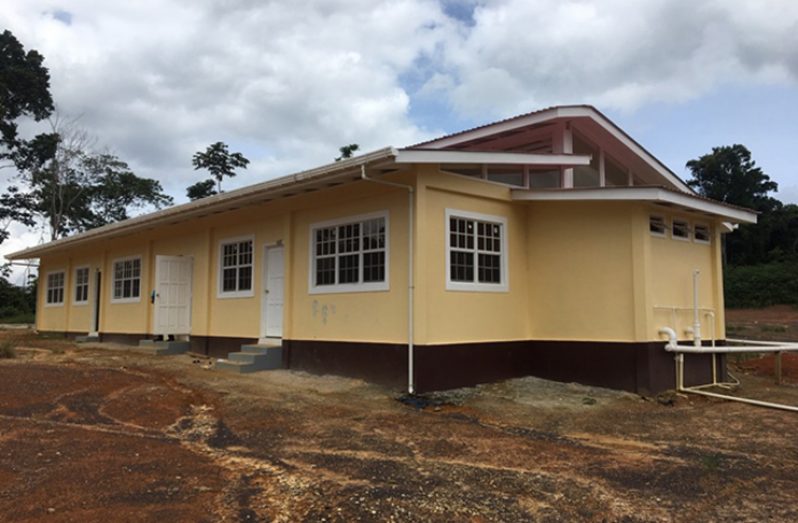 The new building proposed to house the Baramita Health Post (projected to be Baramita Cottage Hospital) located at Barama Line in the community of Baramita.